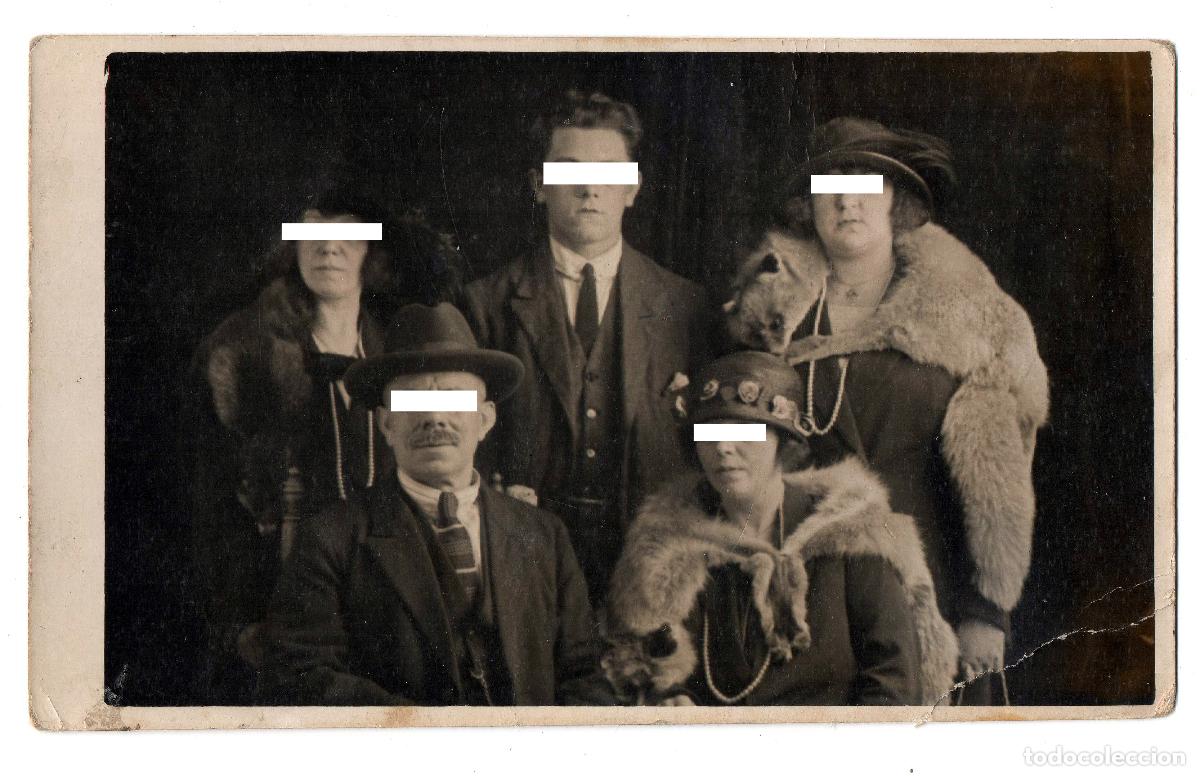 Alte Fotografie: MODA. SOMBREROS, PIELES ZORRO. A&Ntilde;OS 1920. GALES STUDIOS. HOLANDA O B&Eacute;LGICA.