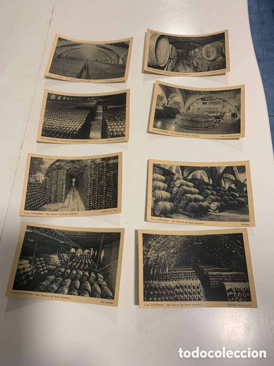 Antique Photography: LOTE DE 8 POSTALES A&Ntilde;OS 60 .CASA CODORNIU