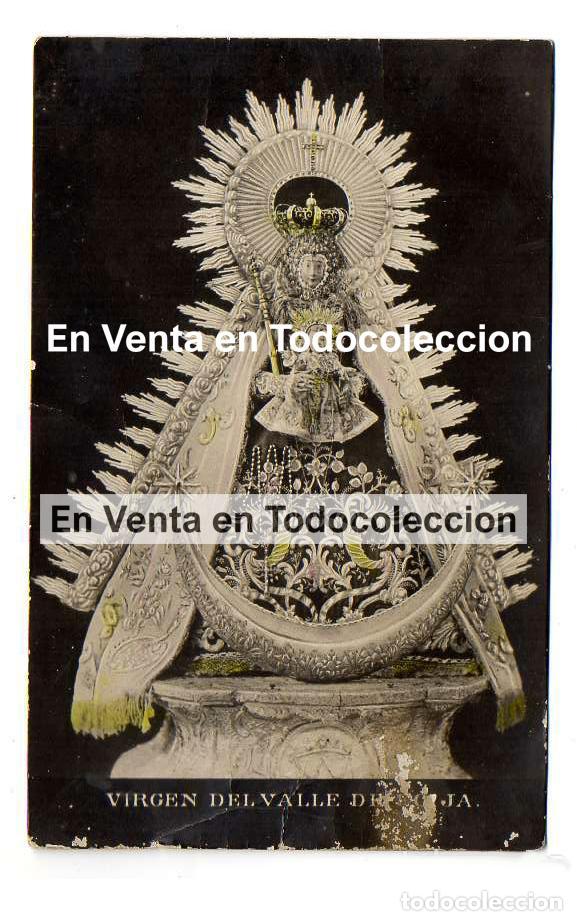 Alte Fotografie: VIRGEN DEL VALLE DE &Eacute;CIJA. LIBRER&Iacute;A CASTELLANO. COLOREADA.