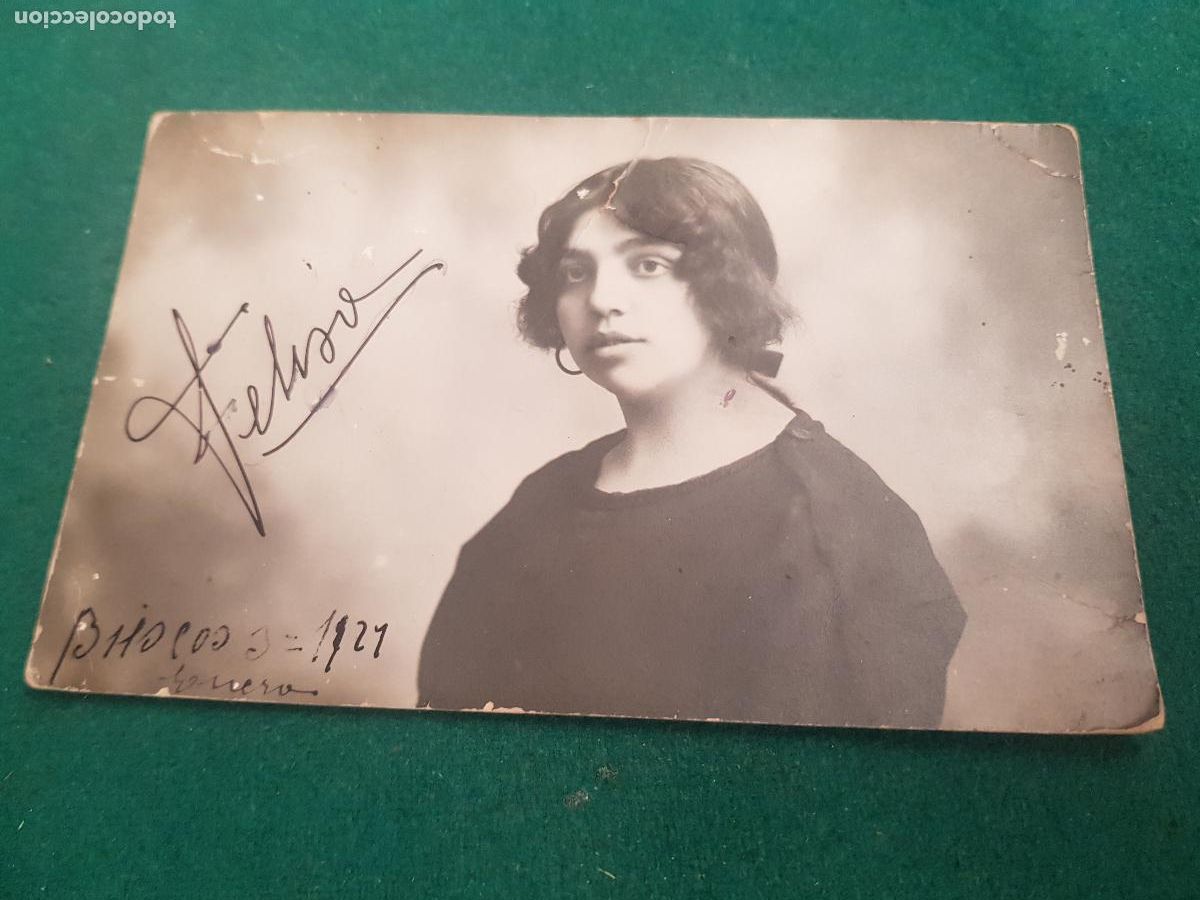 Alte Fotografie: POST CARD A&Ntilde;O 1927 TARJETA