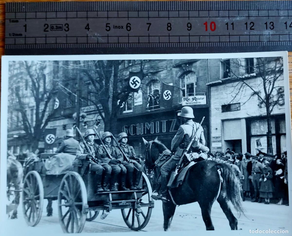 Alte Fotografie: Fotografia desfile militar Aleman 2 guerra