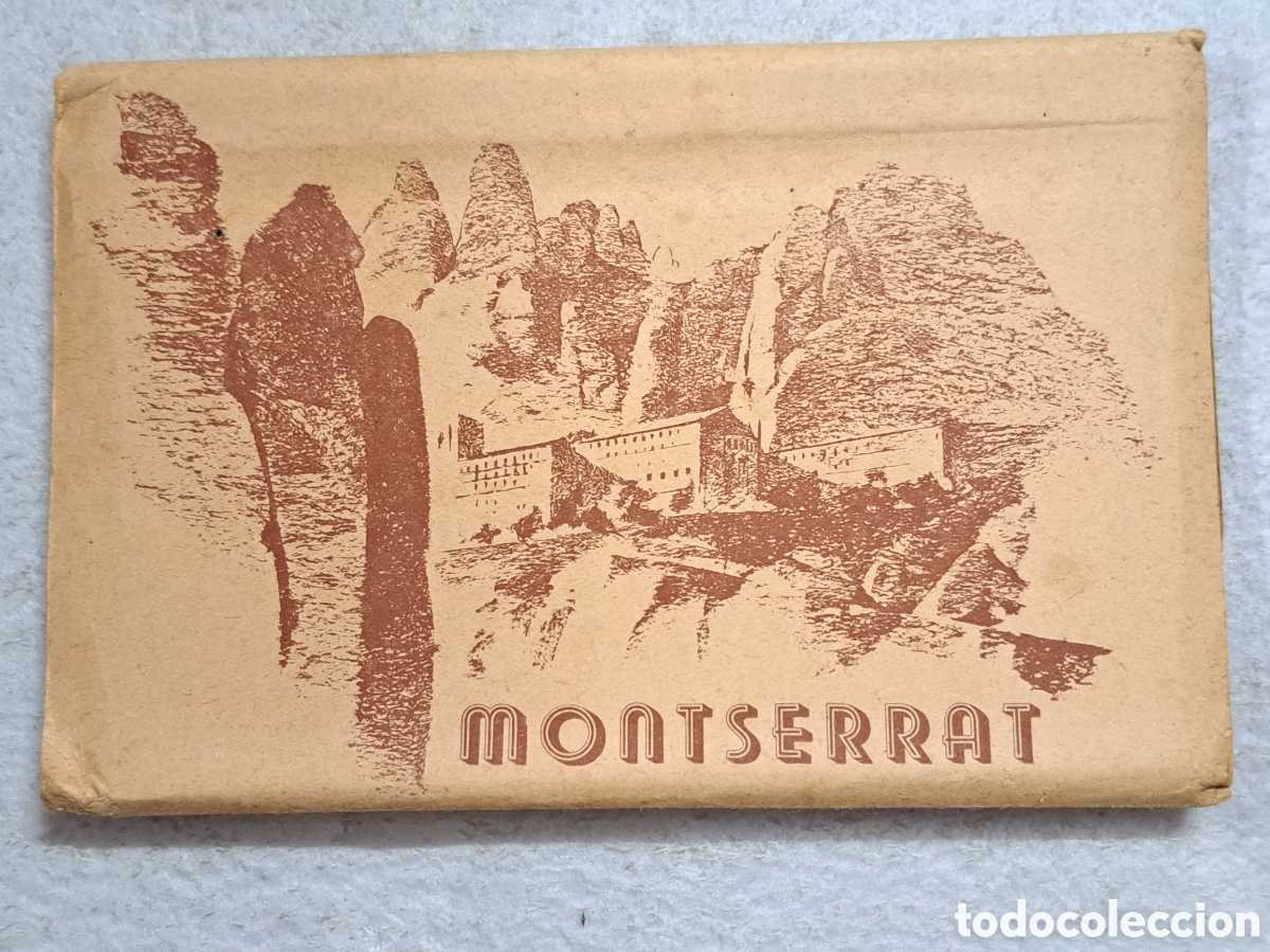 Fotograf&iacute;a antigua: Libreto con 10 postales antiguas de Montserrat