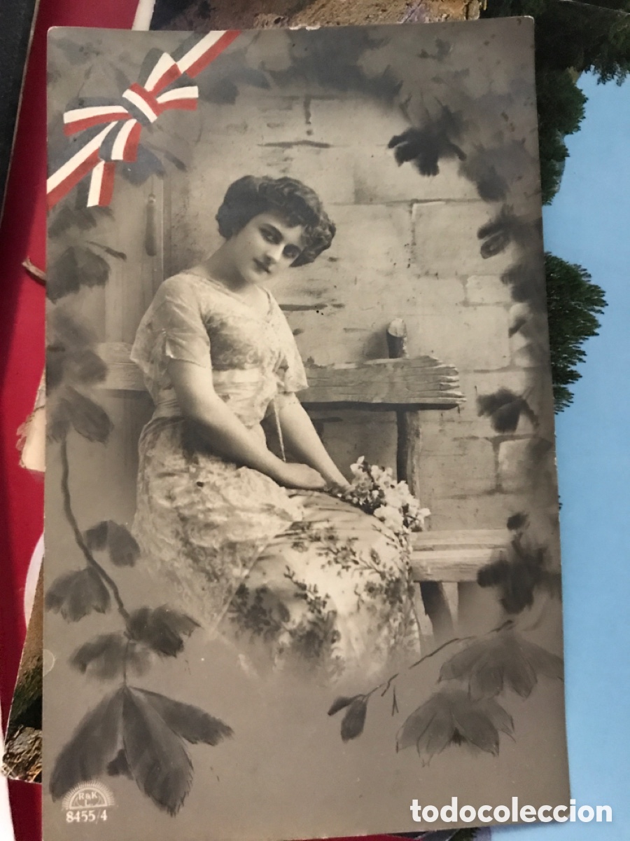 Antique Photography: Postal antigua, de dama de &eacute;poca. Sin usar. RAK L 8455/4