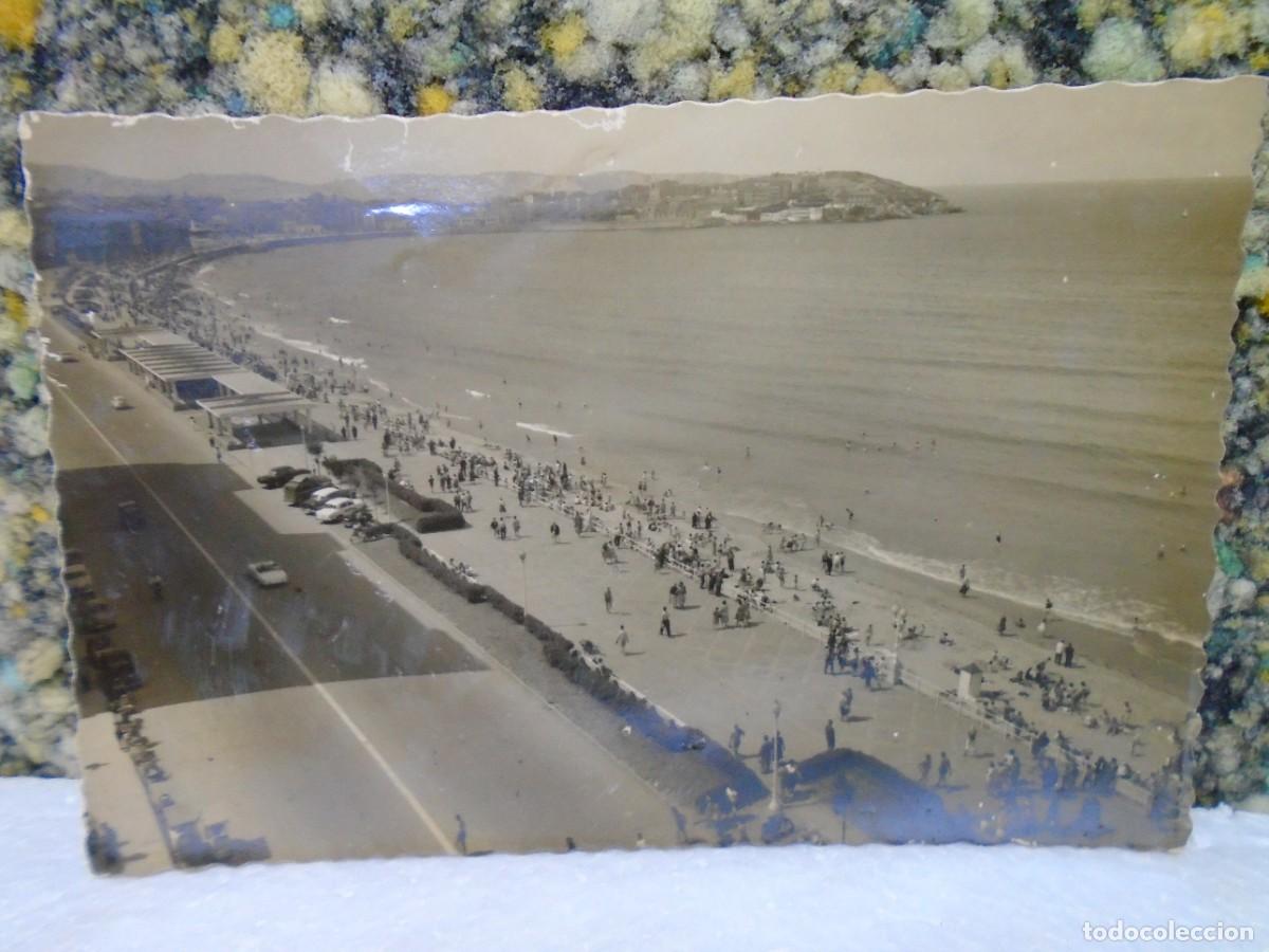 Fotografia antica: GIJON(ASTURIAS)PLAYA SAN LORENZO.EDIC.GARCIA GARRABELLA. N&ordm;10,A&Ntilde;OS 50.
