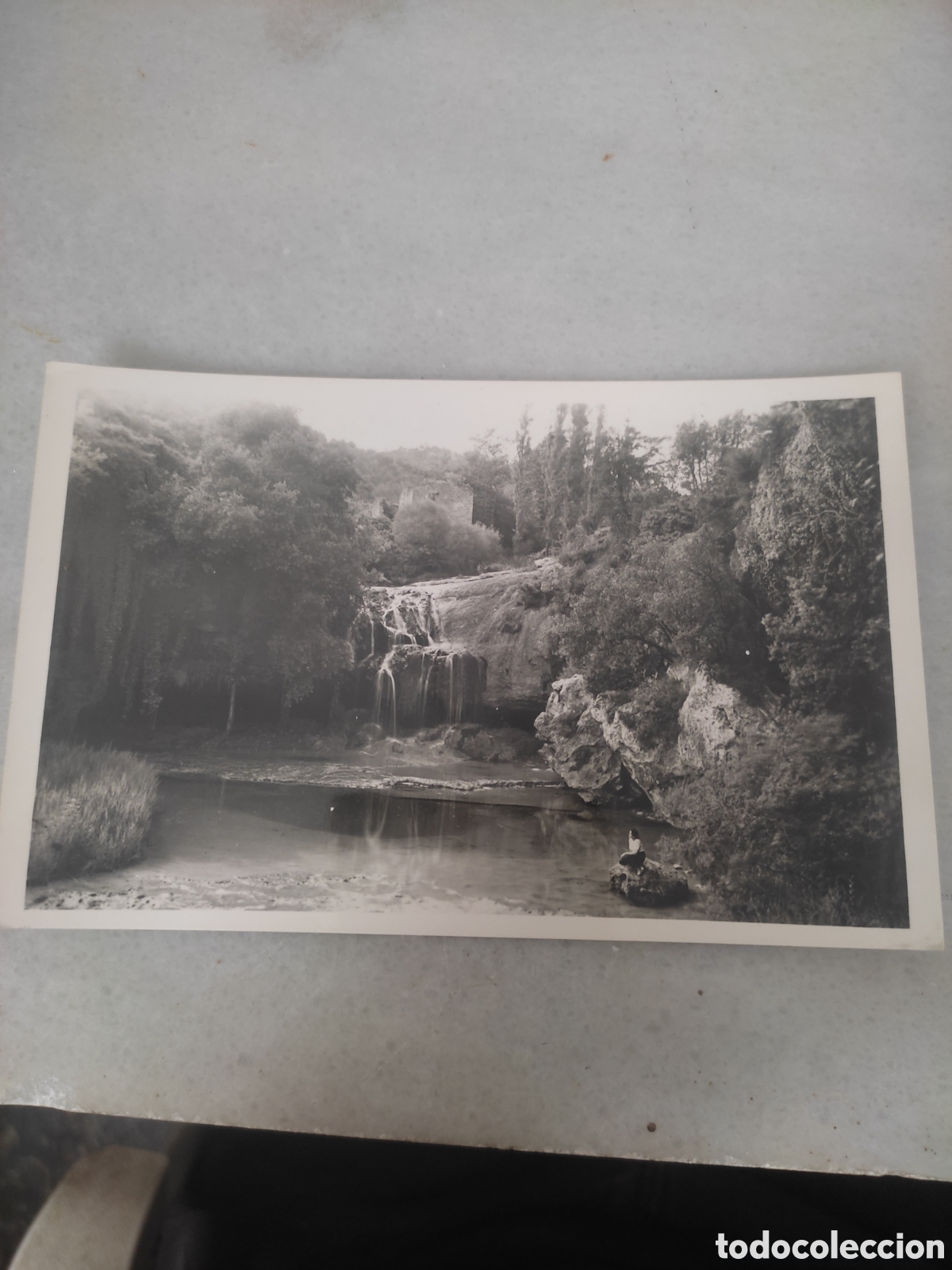 Alte Fotografie: Postal s. Quirico safaja, Sant Quirze safaja el salt del moli