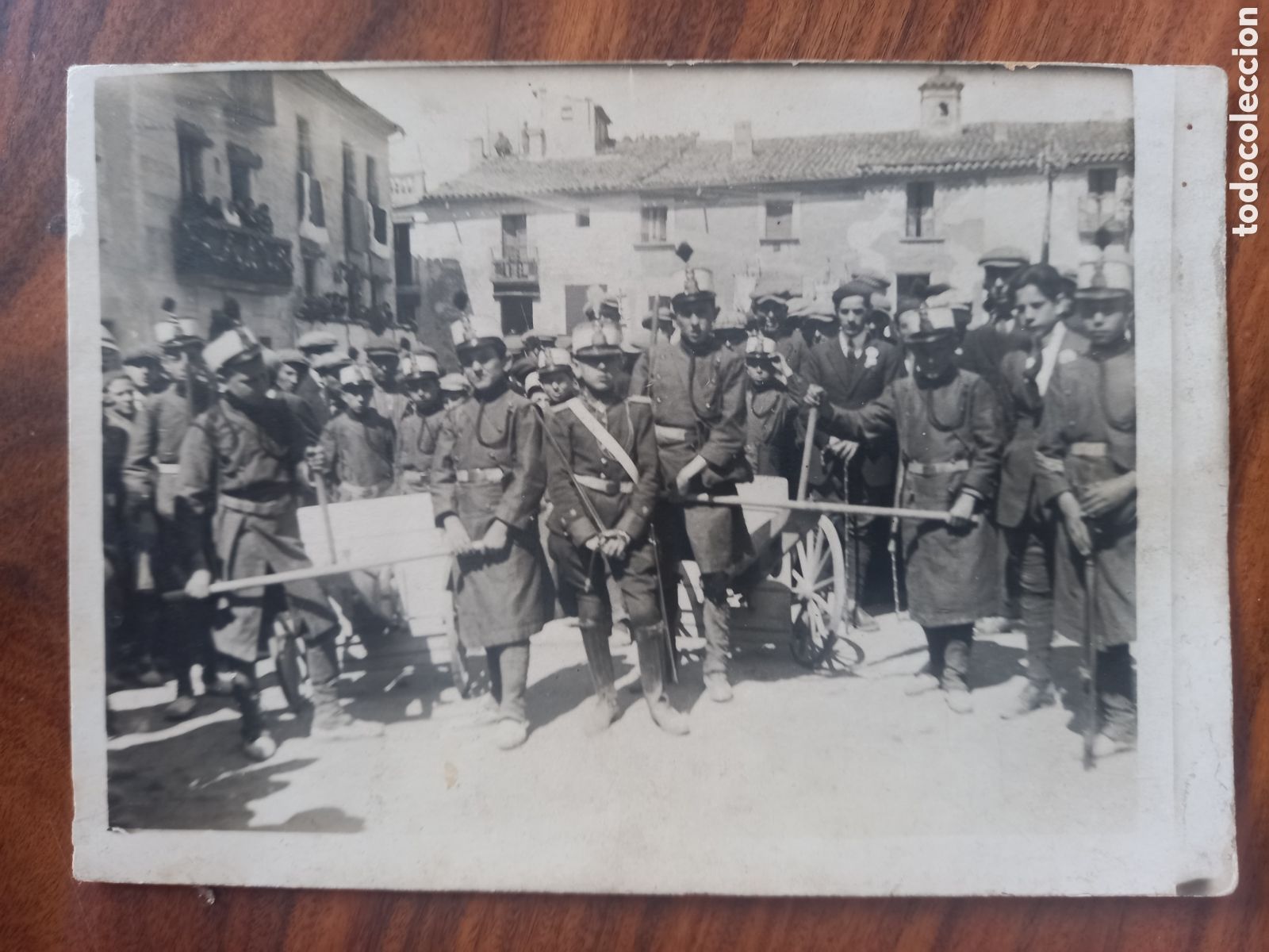 Photographie ancienne: Foto Batall&oacute;n Infantil. &Eacute;poca Alfonso XII