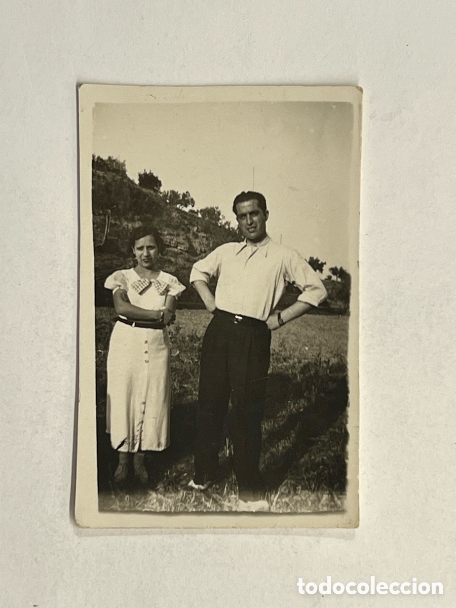 Photographie ancienne: MINUTEROS. Fotograf&iacute;a antigua.. j&oacute;venes enamoraos.. (h.1930?)