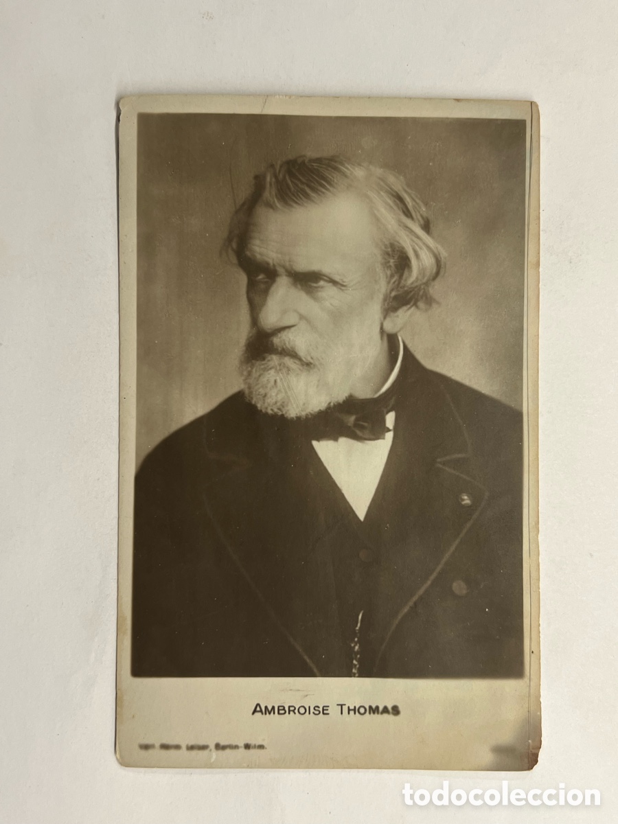 Fotografia antica: FOTOGRAF&Iacute;A ANTIGUA. Ambroise Thomas Compositor de &oacute;pera franc&eacute;s (a.1811-1896)