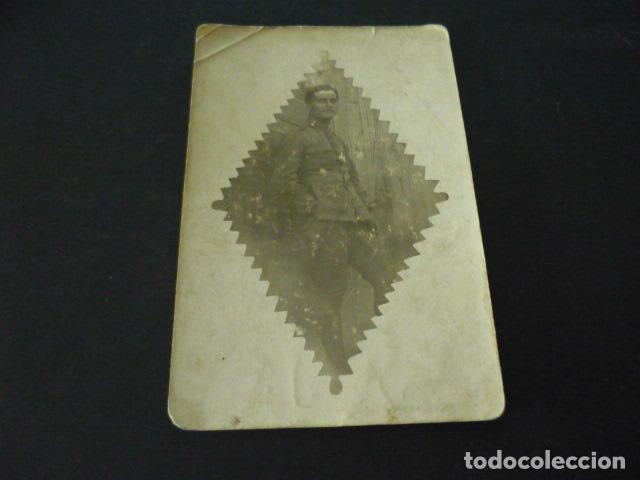 Fotografia antica: RETRATO DE SOLDADO POSTAL FOTOGRAFICA