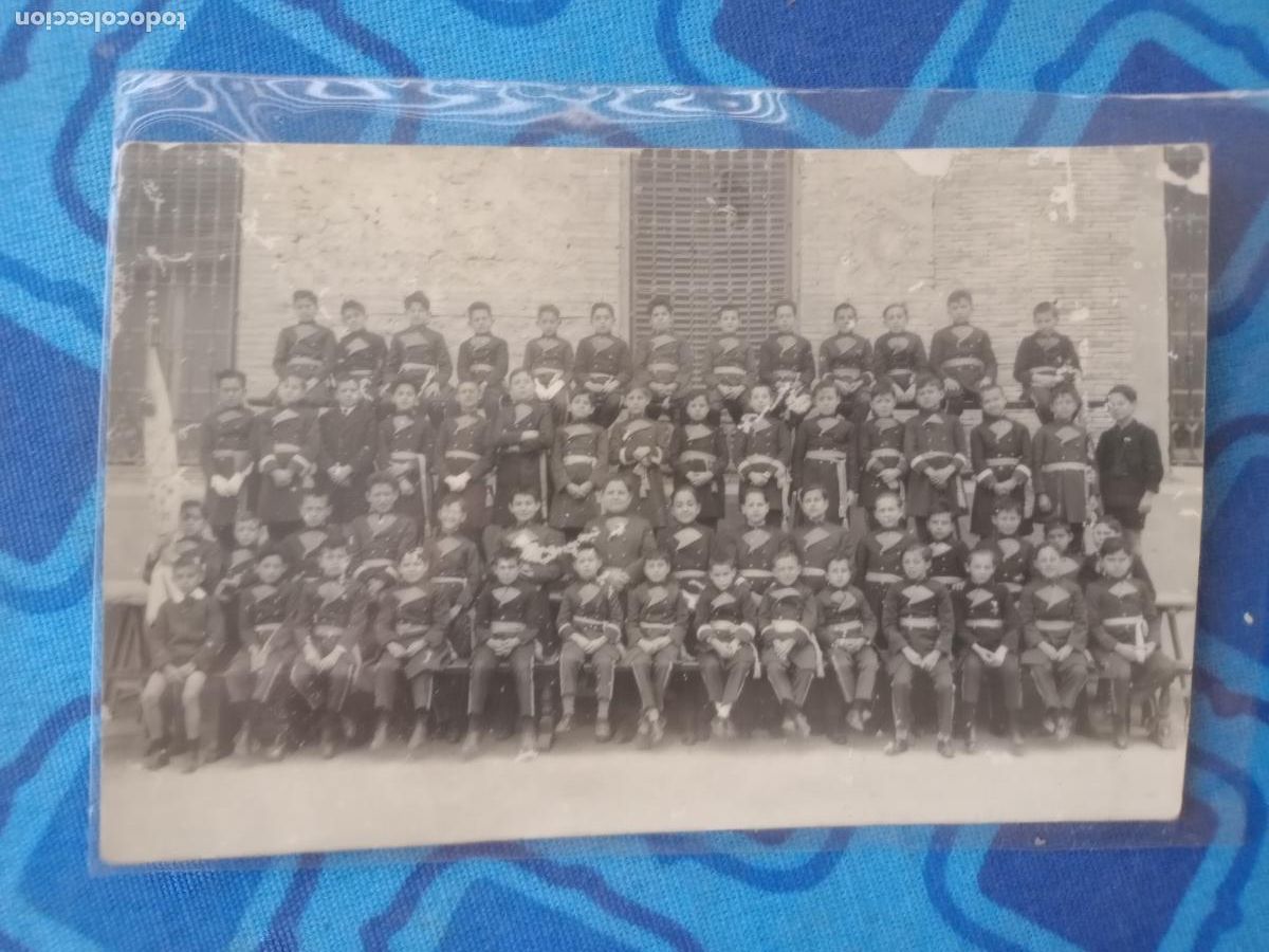 Fotograf&iacute;a antigua: Cadetes. Postal fotogr&aacute;fica