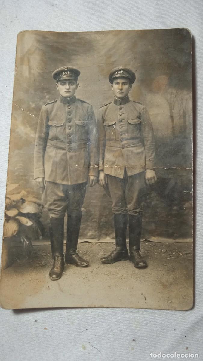 Fotograf&iacute;a antigua: Tarjeta postal militares - Uni&oacute;n postal universal Espa&ntilde;a.