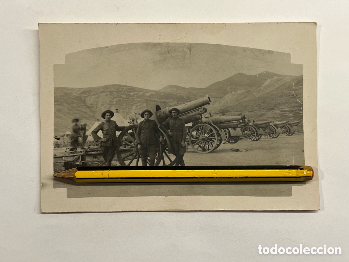 Fotografia antiga: SIDI - AMAR&Aacute;N (Melilla) El Club de los Jinetes de Farnesio. L&iacute;nea de Tiro, Guerra de &Aacute;frica (a.1921)