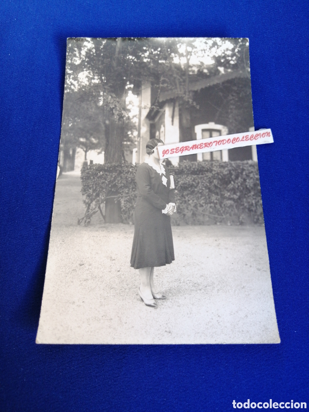 Alte Fotografie: MODELO POSANDO FOTOGRAF&Iacute;A ANTIGUA SIGLO PASADO