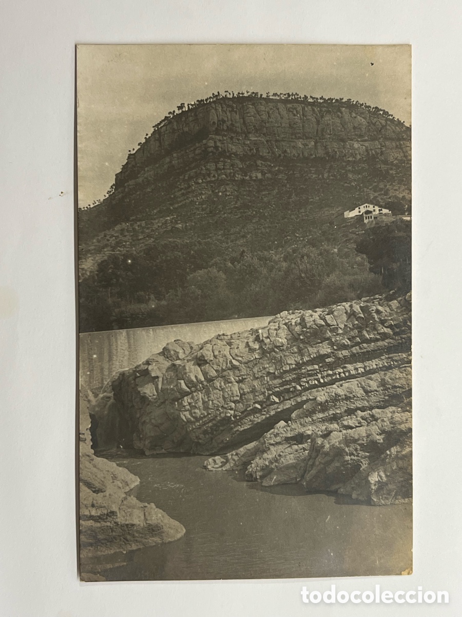 Antique Photography: MONTSERRAT. La Puda.. Fotograf&iacute;a Serra del Cairat. Vista parcial.. (h.1930?) Med&iacute;das: 8,5 x 13,5 cm