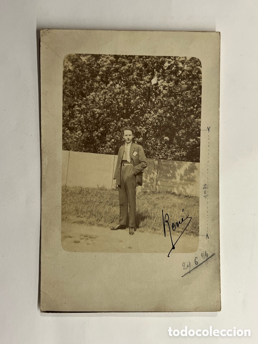 Fotografia antiga: REN&Eacute;&hellip; Un Se&ntilde;or del Sur de Francia&hellip;, Junio de 1924&hellip;