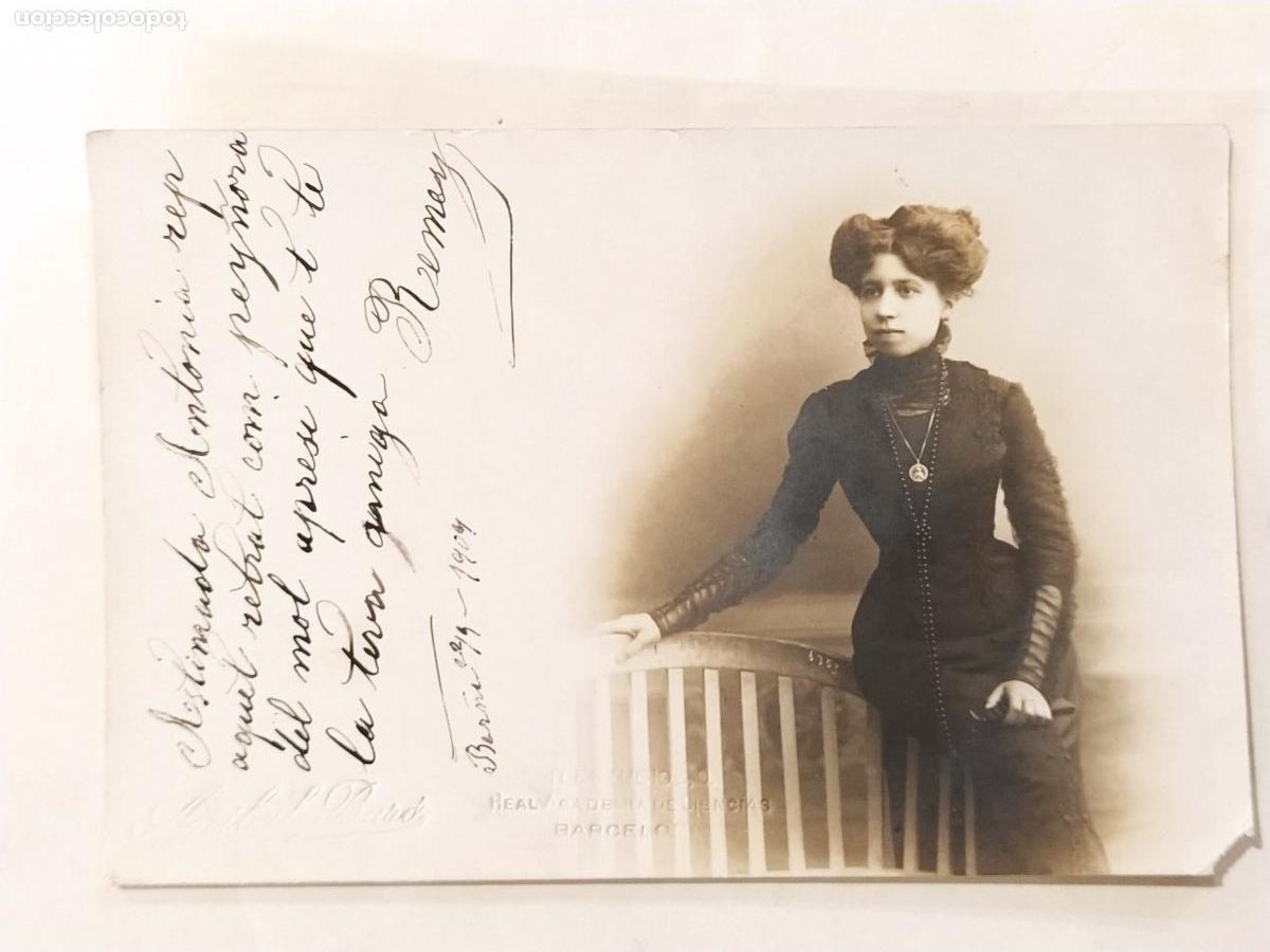 Fotografia antica: ANTONIA FEIJOO - VILLA CARMEN - TORNABOUS - ANIBAL BAR&Oacute; FOTOGRAFIA - TARJETA POSTAL -(114.146)