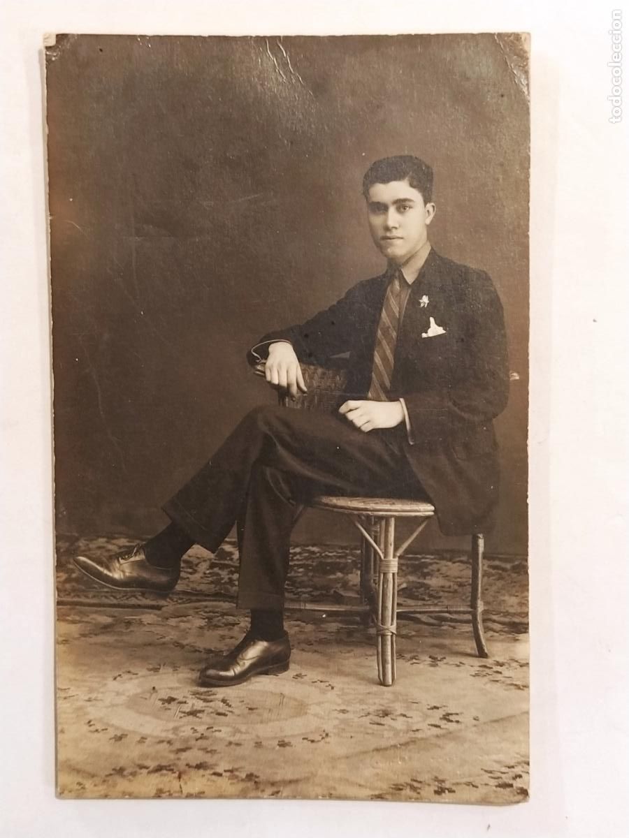 Fotografia antica: JOAQUIN MARI REINOS - FOTO ESPLUGAS , BARCELONA - FOTOGRAFIA - TARJETA POSTAL -(114.148)