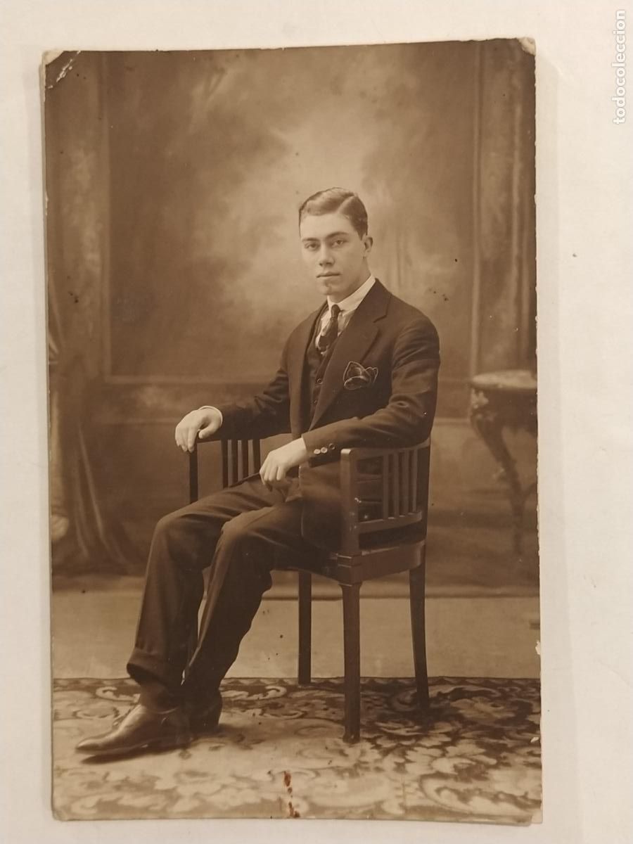 Fotografia antica: JOAQUIN MARI REINOS - FOTO RIBO , BARCELONA - FOTOGRAFIA - TARJETA POSTAL -(114.149)