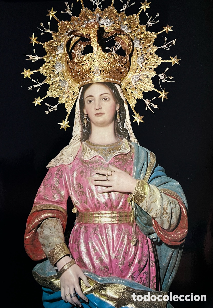 Alte Fotografie: Fotograf&iacute;a Ntra Sra de Los Remedios. Patrona de Ser&oacute;n (Almer&iacute;a)