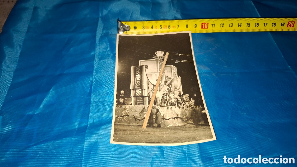 Alte Fotografie: ANTIGUA TARJETA POSTAL - FOGUERES DE ALICANTE - 1932 BENITO P&Eacute;REZ GALD&Oacute;S