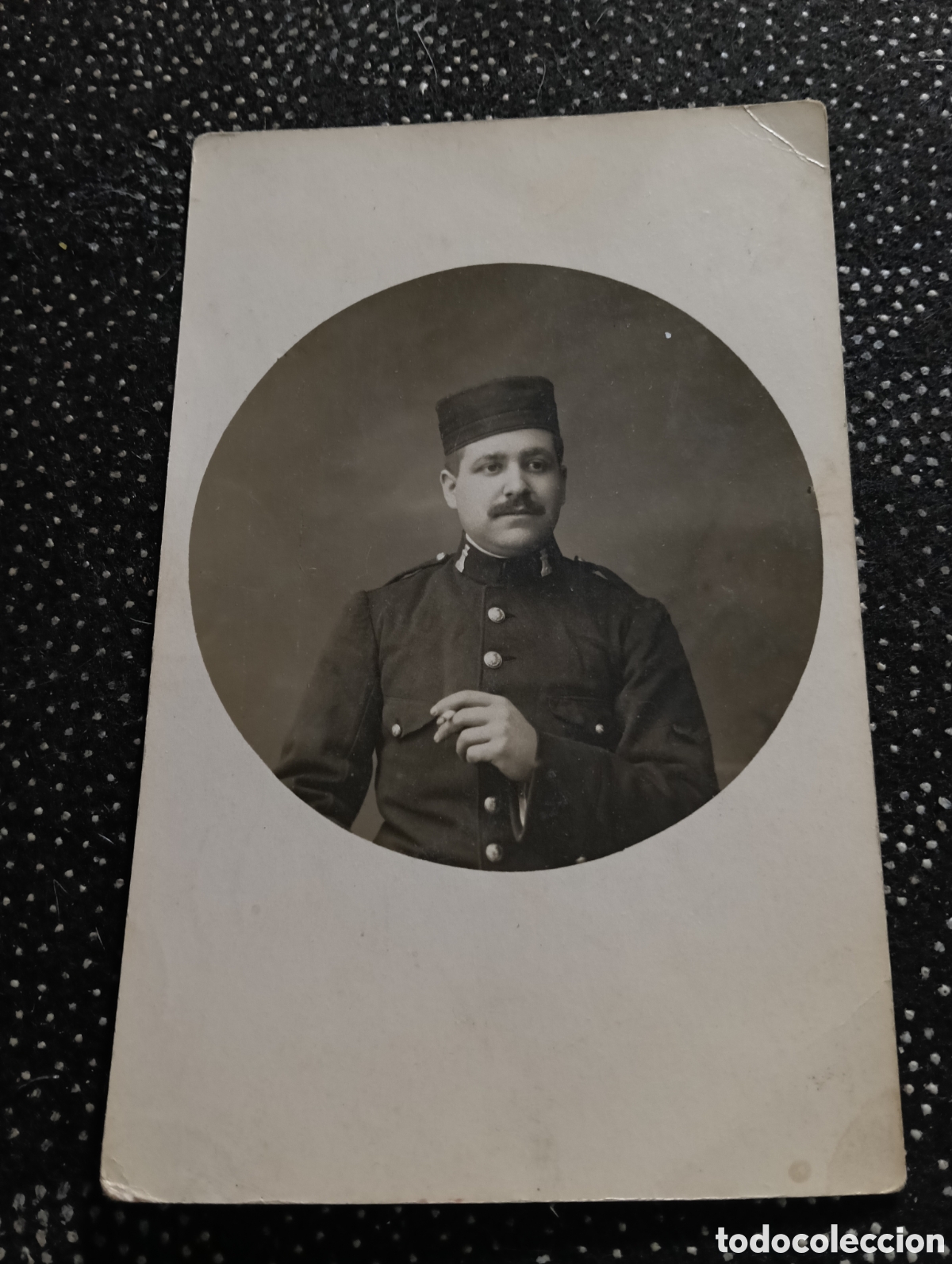 Alte Fotografie: Fotograf&iacute;a tama&ntilde;o postal de un se&ntilde;or militar del a&ntilde;o 1916