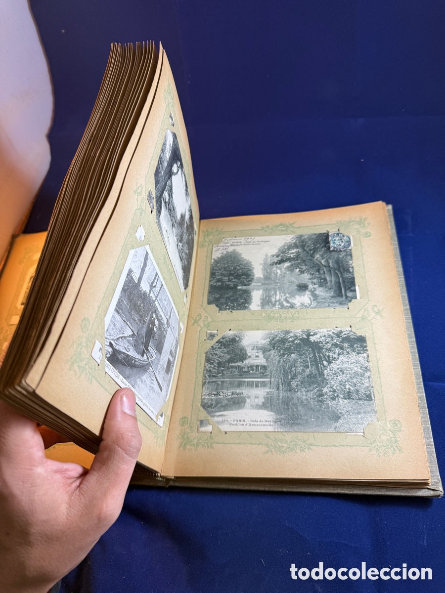 Fotografia antiga: &Aacute;LBUM completo de 200 postales PARIS SALONES DE EXPOSICIONES