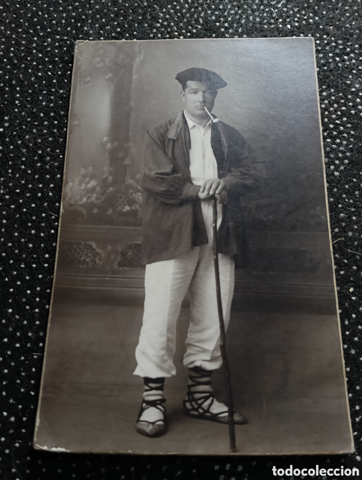 Fotografia antica: Fotograf&iacute;a de los a&ntilde;os 20 traje vasco tradicional