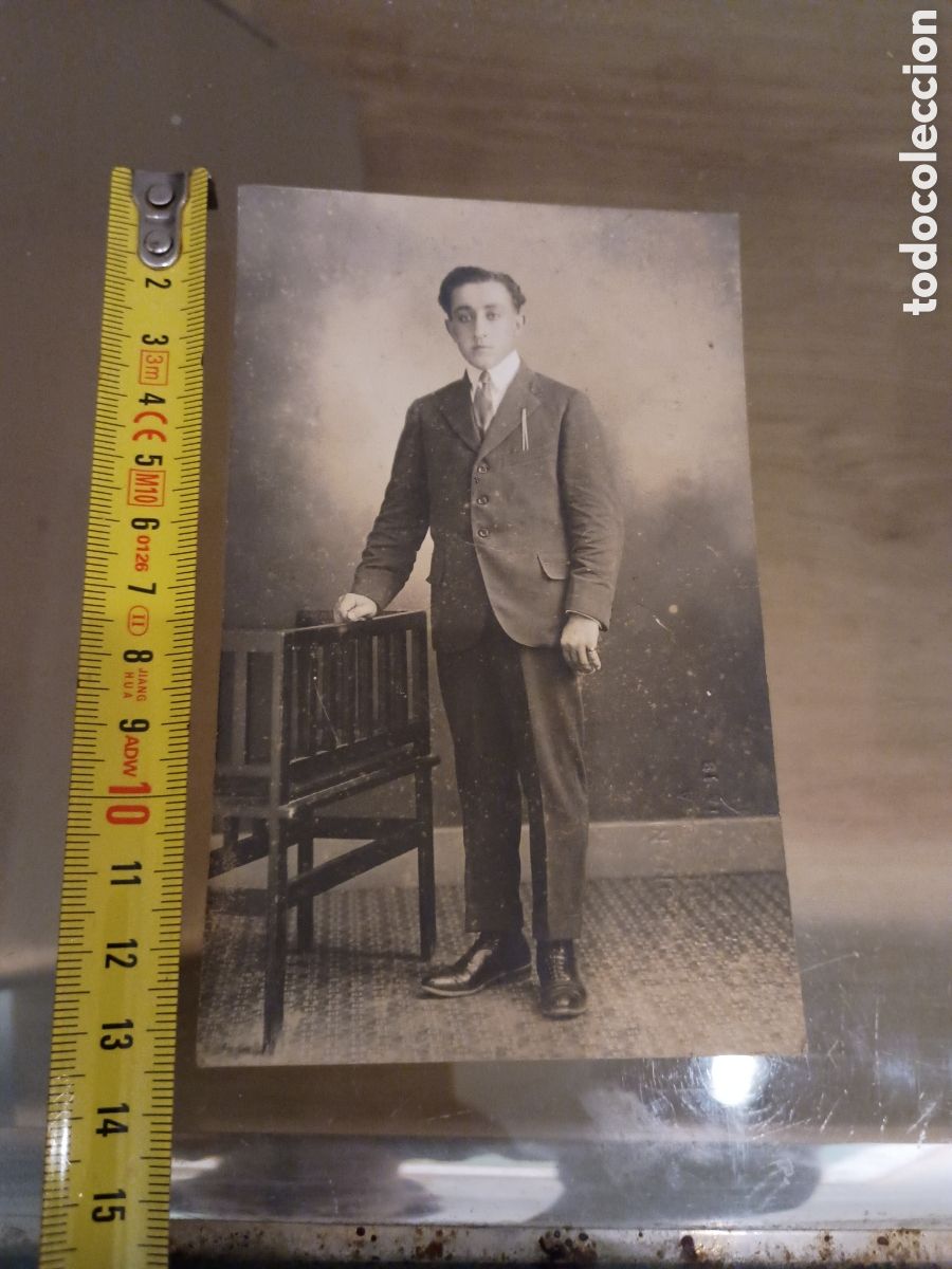 Fotografia antica: CA Retrato de caballero. A. Bonani fot&oacute;grafo. Santiago de Cuba. Foto de hombre