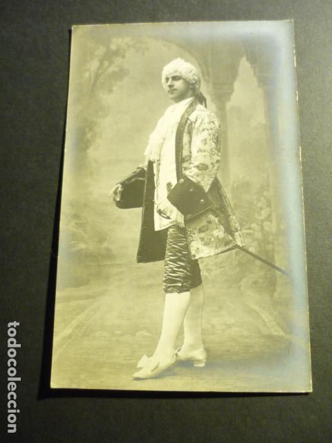 Fotografia antiga: HOMBRE DISFRAZADO CARNAVAL POSTAL FOTOGRAFICA