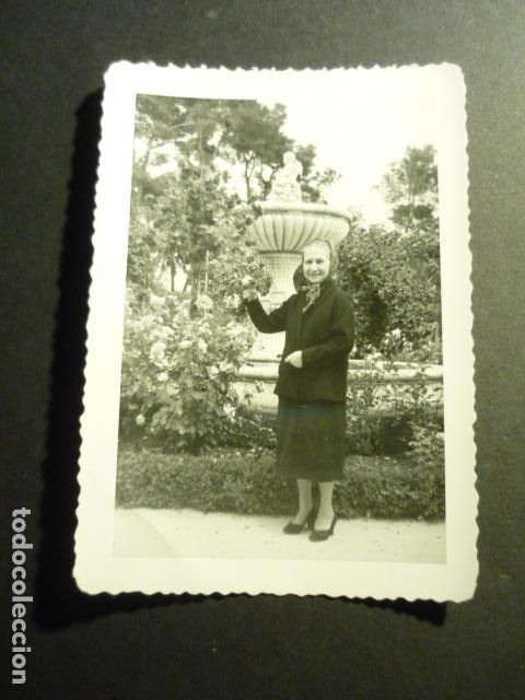 Fotografia antiga: MADRID ROSALEDA DEL RETIRO ANTIGUA FOTOGRAFIA 8 X 11,5 CM