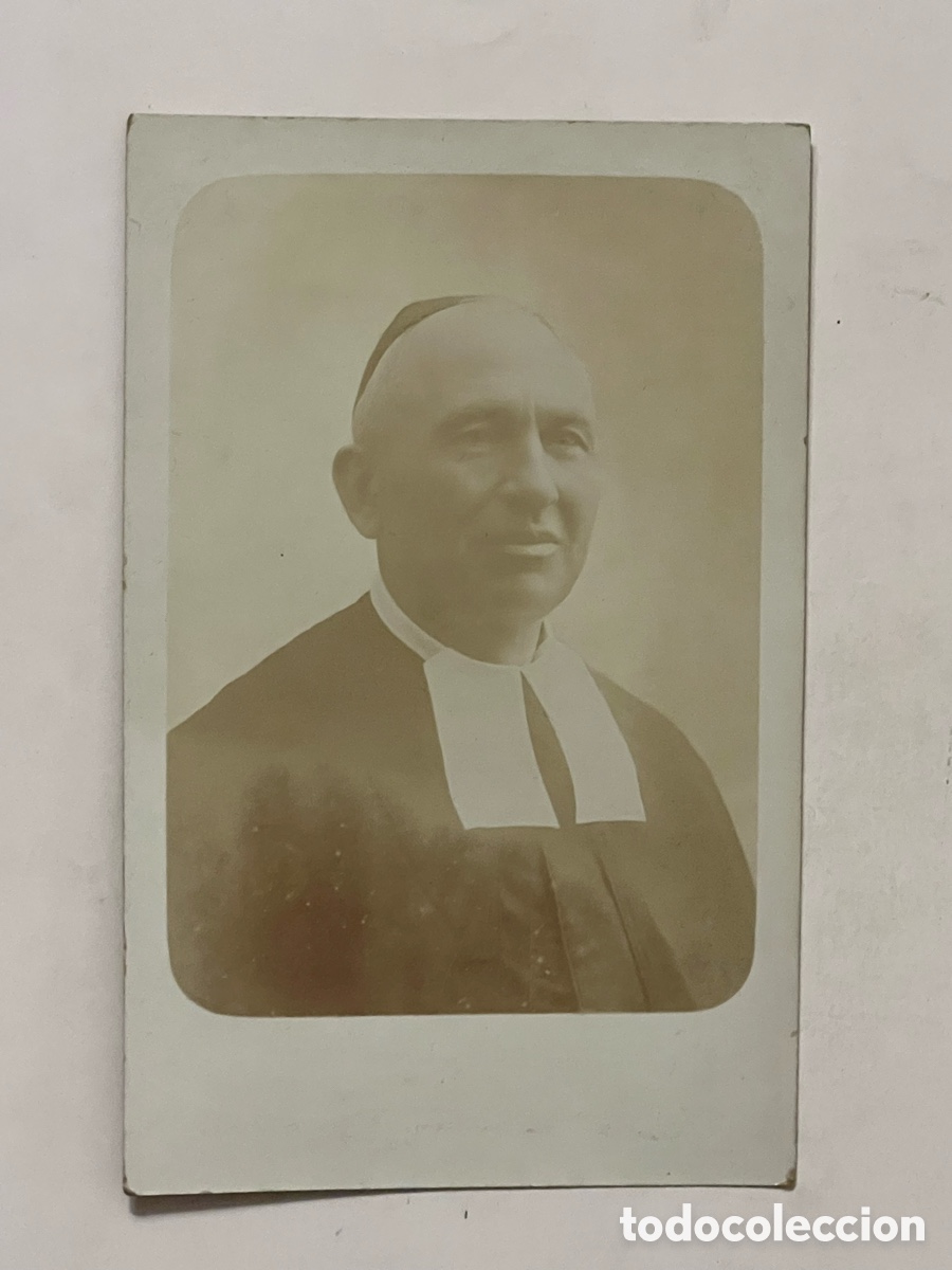 Fotograf&iacute;a antigua: SACERDOTE, CL&Eacute;RIGO.. Fotograf&iacute;a antigua (h.1900?) Med&iacute;das: 14 x 9 cm.,