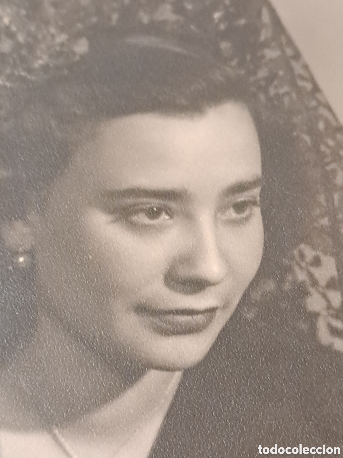 Photographie ancienne: Antigua fotograf&iacute;a se&ntilde;ora con peineta