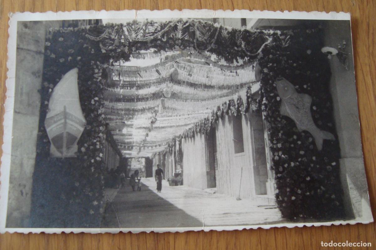 Fotograf&iacute;a antigua: ANTIGUA FOTOGRAFIA FIESTAS DE SAN PEDRO. BARRIO EL SERRALLO TARRAGONA 1944. FOTO VALLV&Eacute;