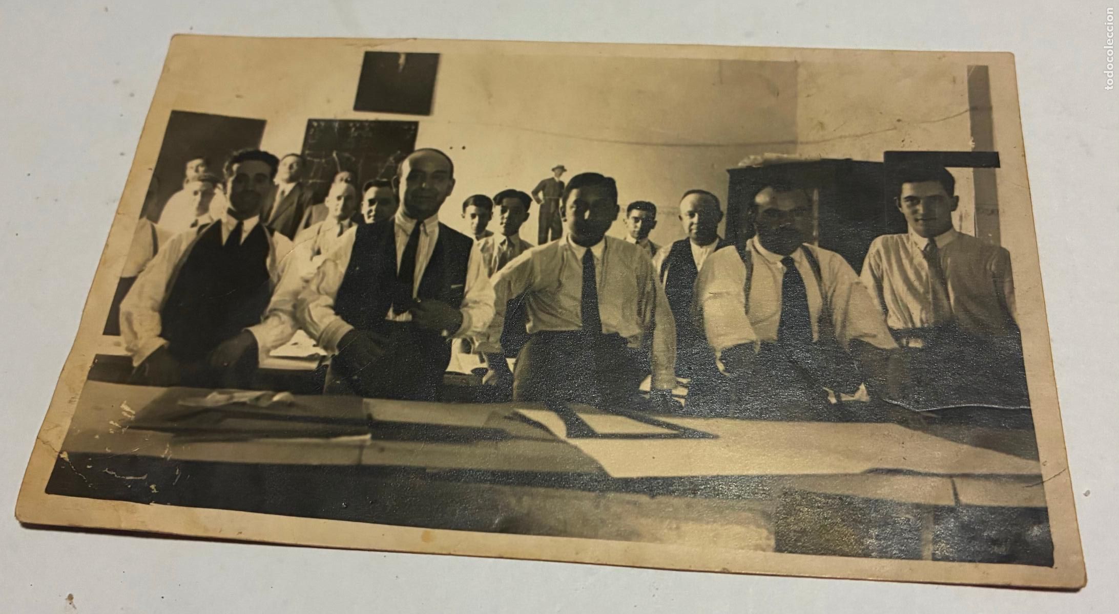 Fotograf&iacute;a antigua: ANTIGUA POSTAL FOTOGRAFICA, TALLER DE DELINEANTES ?