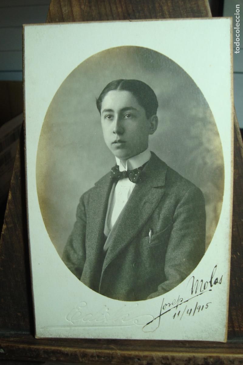 Fotograf&iacute;a antigua: ANTIGUA FOTOGRAFIA JOSEP MOLAS RUPELO. A JOVENTUD TEXTIL 1915. HISTORIADOR MOLLET VALLES. POLITICO