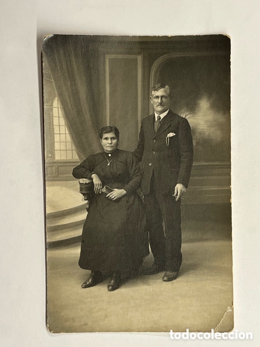 Fotograf&iacute;a antigua: FOTOGRAF&Iacute;A El Matrimonio franc&eacute;s que ten&iacute;a sus or&iacute;genes en Valencia.. BREZIERS (h.1910?)