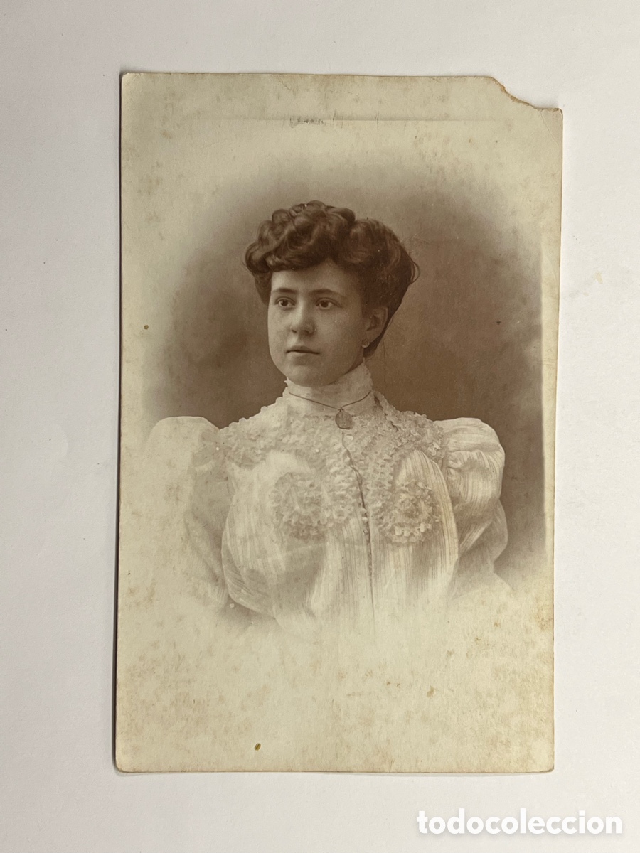 Fotograf&iacute;a antigua: ZARAGOZA. Fotograf&iacute;a Greco.. una hermosa Joven de la Burgues&iacute;a Aragonesa (h.1910?)