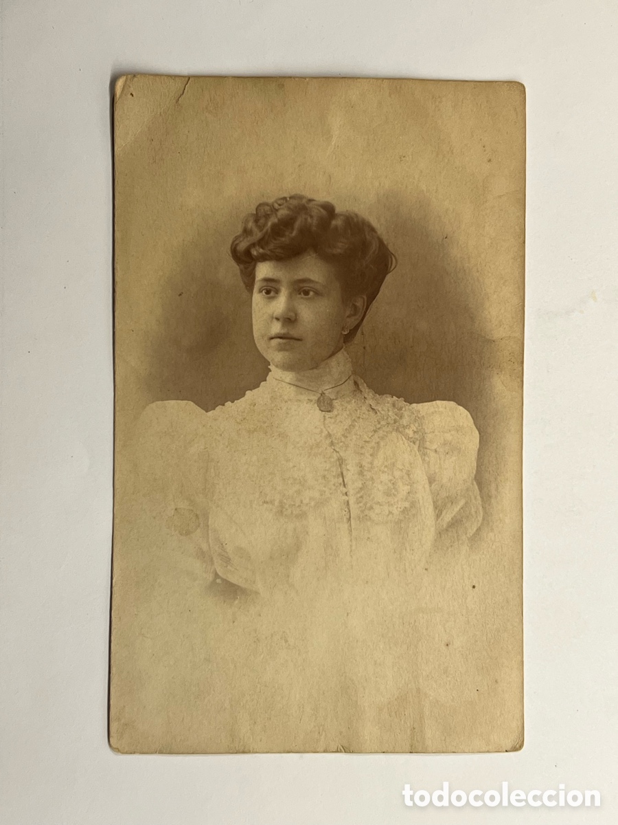 Fotograf&iacute;a antigua: ZARAGOZA. Fotograf&iacute;a Greco.. una hermosa Joven de la Burgues&iacute;a Aragonesa (h.1910?)