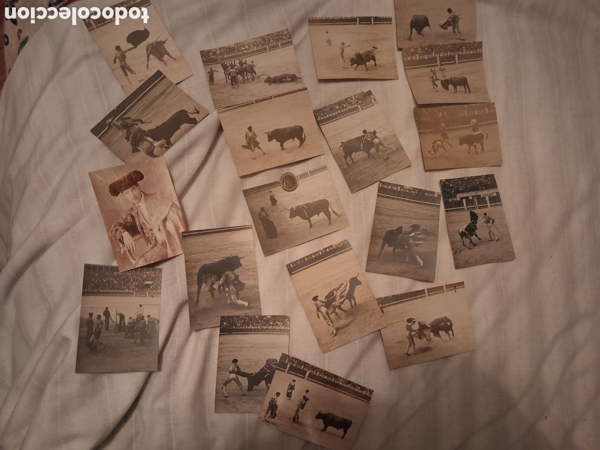 Fotograf&iacute;a antigua: 19 fotografias toreros lombardini gallito chico etc