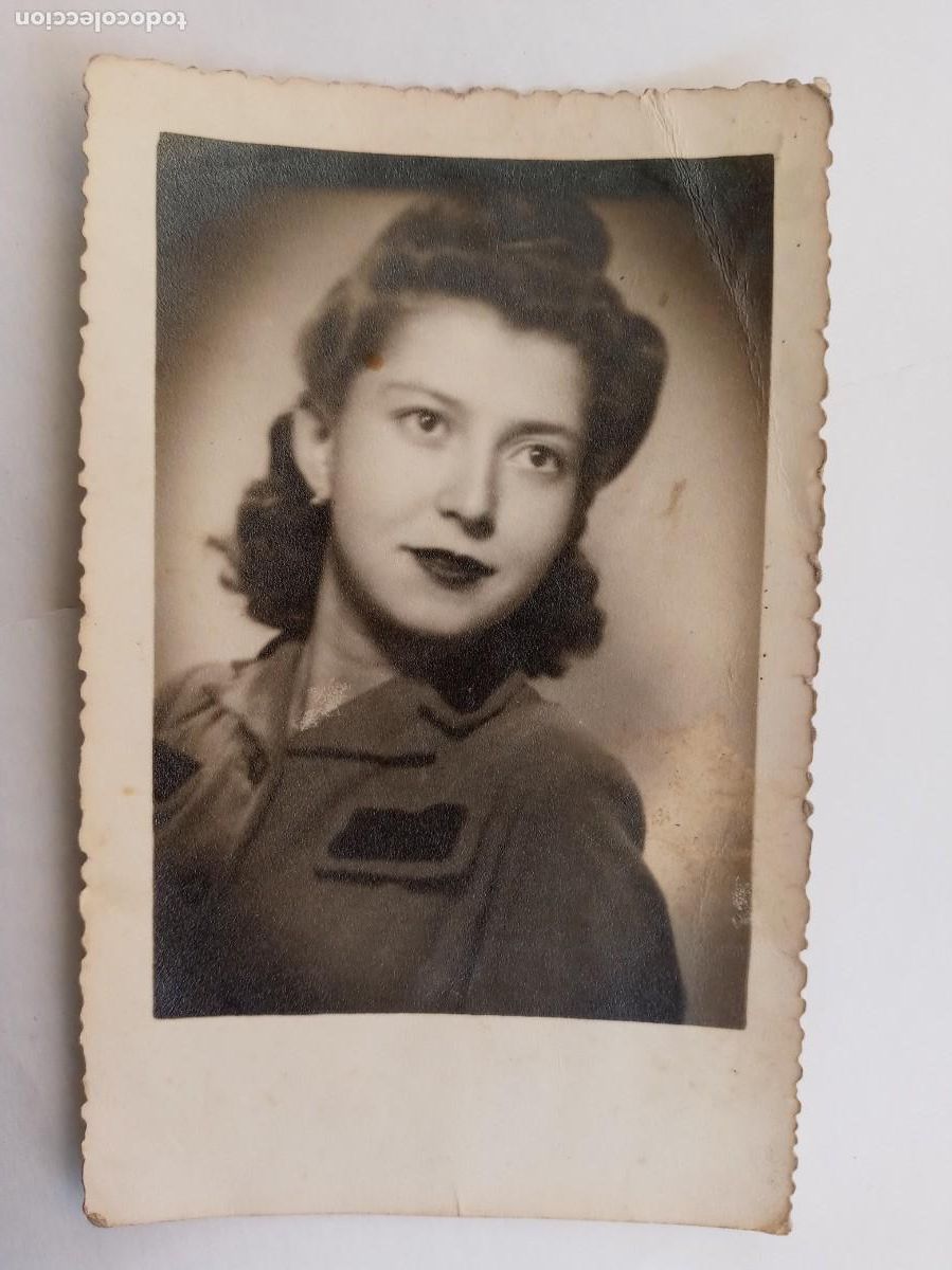 Fotograf&iacute;a antigua: PRECIOSA FOTO DE ESTUDIO DE SE&Ntilde;ORITA , A&Ntilde;OS 40