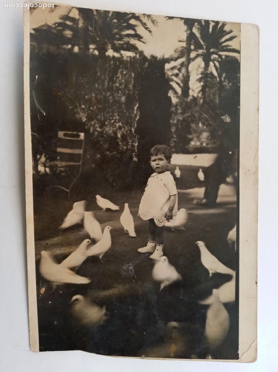 Fotograf&iacute;a antigua: MINUTERO DE FOTOGRAFO CALLEJERO DE NI&Ntilde;A EN PLAZA DE LAS PALOMAS. SEVILLA PRINCIPIOS DE SIGLO