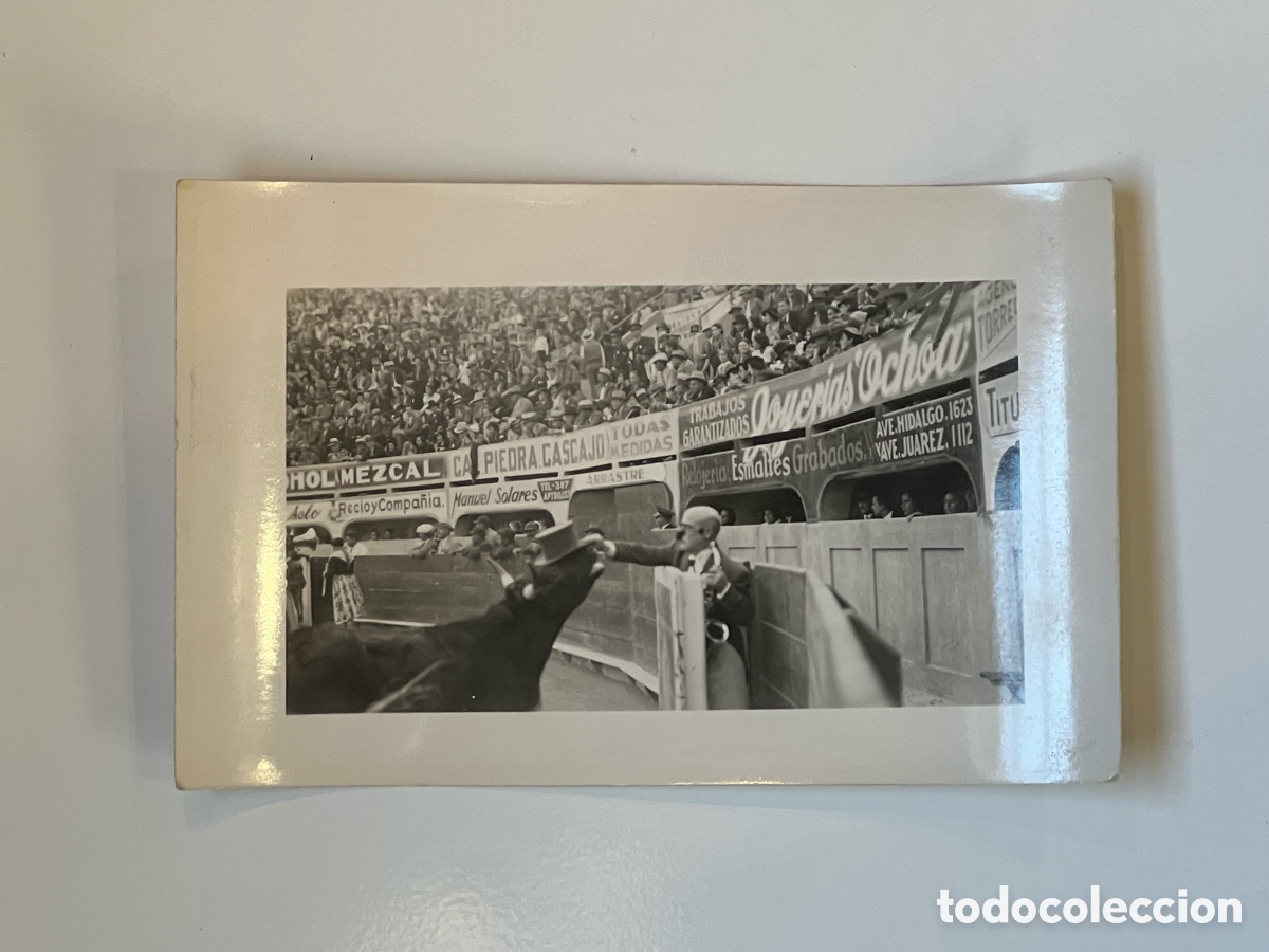 Fotograf&iacute;a antigua: TAUROMAQUIA Toros. ESPARTERO.. Charlotadas Taurinas.. Torre&oacute;n- M&eacute;xico (a.1935)