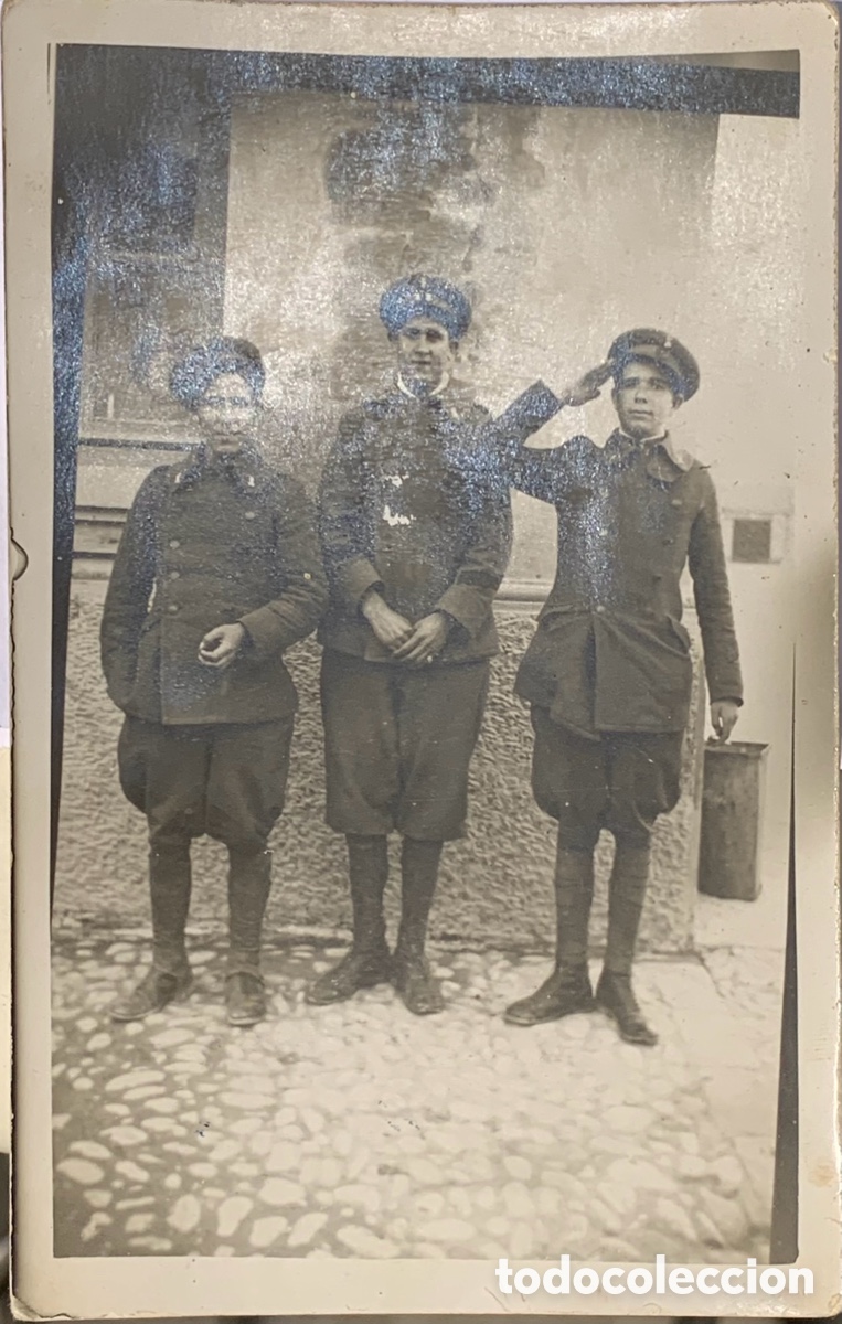 Fotograf&iacute;a antigua: Foto Postal. Soldados. Uni&oacute;n Postale Universelle. A&ntilde;os 20.