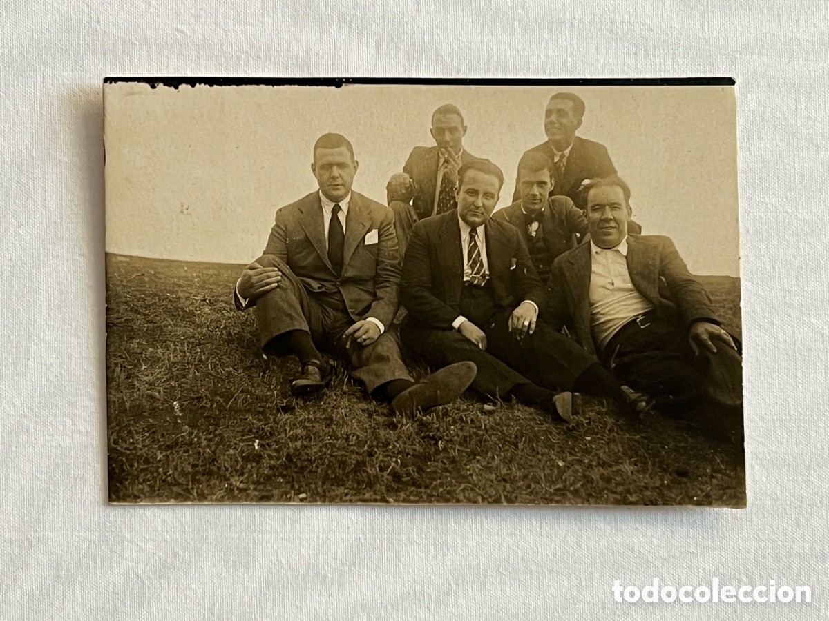 Fotograf&iacute;a antigua: BUENAVISTA.. La Palma. Minuteros Fotograf&iacute;a recuerdo de seis amigos (a.1932)