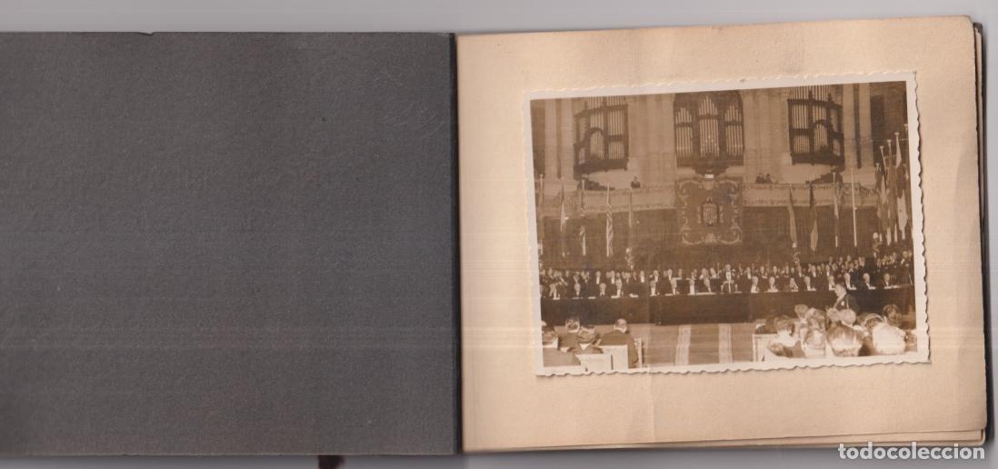 Fotograf&iacute;a antigua: III Congreso Internacional de Enfermedades del T&oacute;rax. Barcelona 1954. Libreta con 9 fotograf&iacute;as (11,