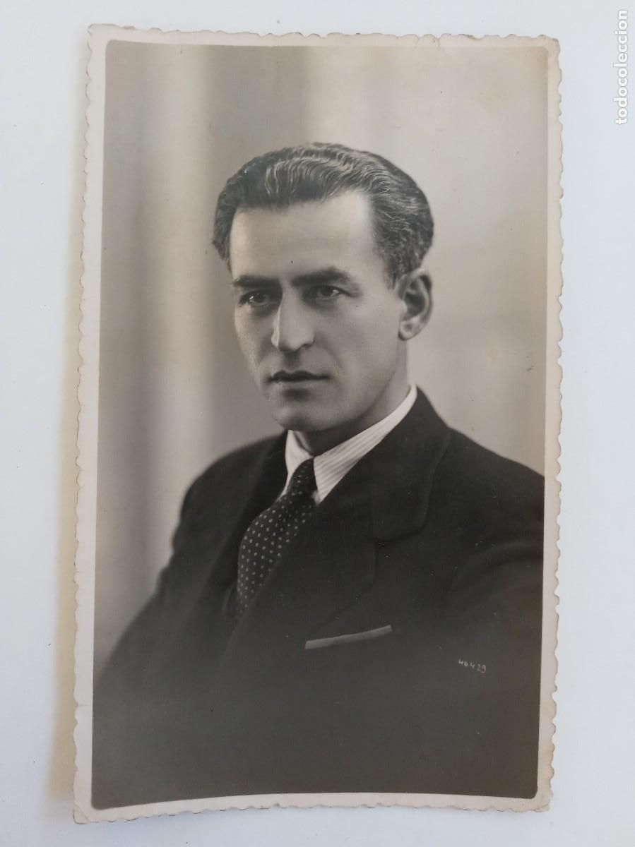 Fotograf&iacute;a antigua: BONITA FOTO DE SE&Ntilde;OR ELEGANTE , A&Ntilde;OS 40