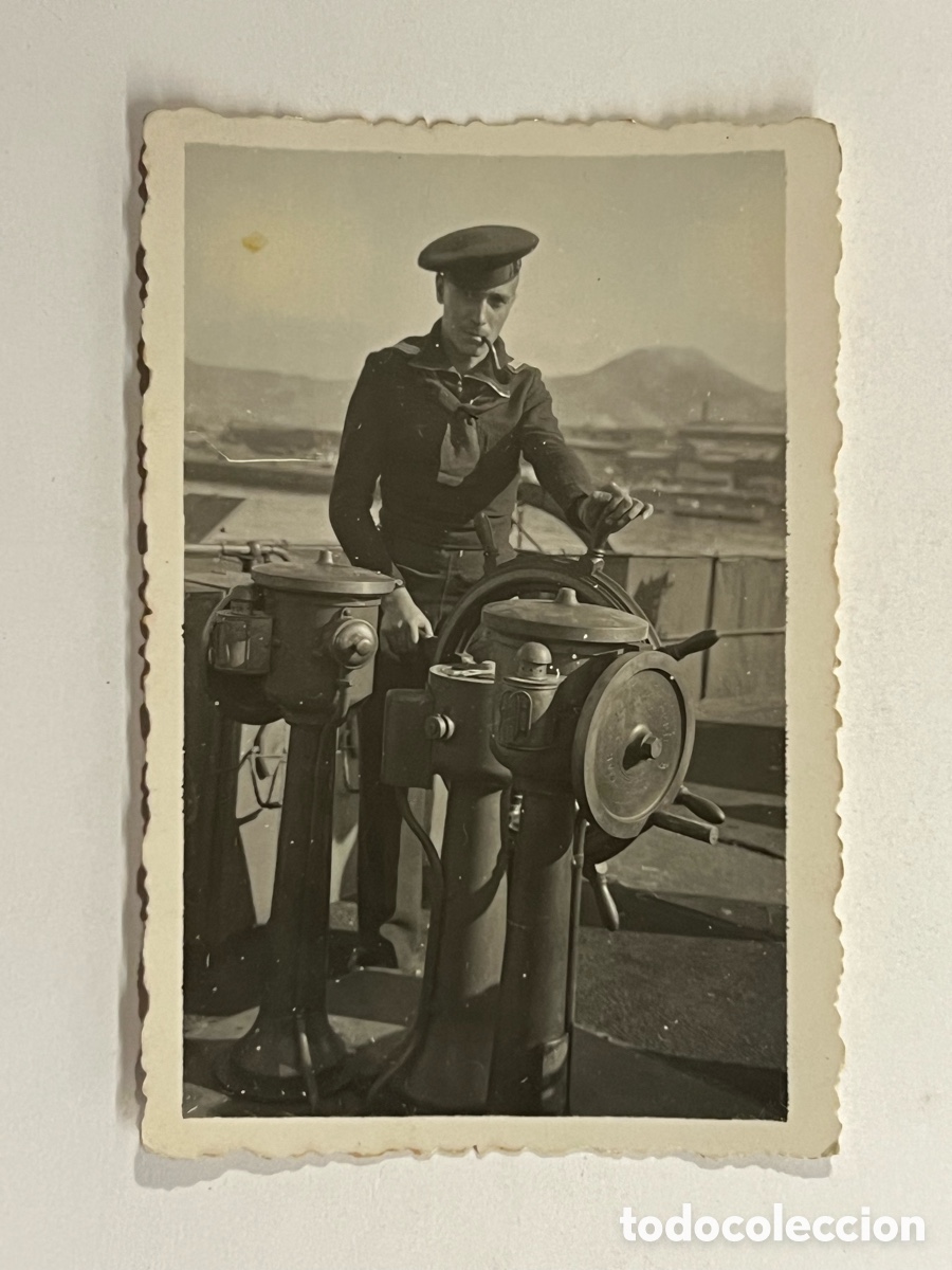 Fotograf&iacute;a antigua: CARTAGENA Y LA REP&Uacute;BLICA.. Fotograf&iacute;a Capit&aacute;n Escuadrilla de destructores. Laboratorio Abellan