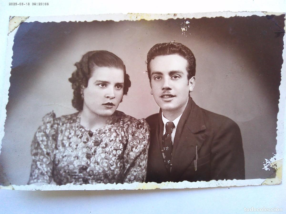 Antique Photography: BONITA FOTO DE ESTUDIO DE PAREJA , A&Ntilde;OS 40
