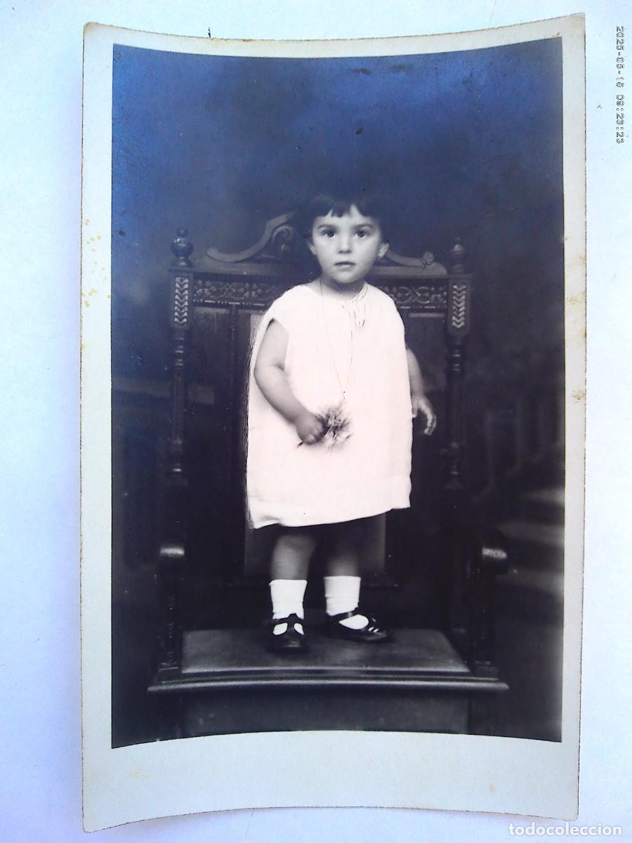 Antique Photography: PRECIOSA FOTO DE ESTUDIO DE NI&Ntilde;A , PRINCIPIOS DE SIGLO