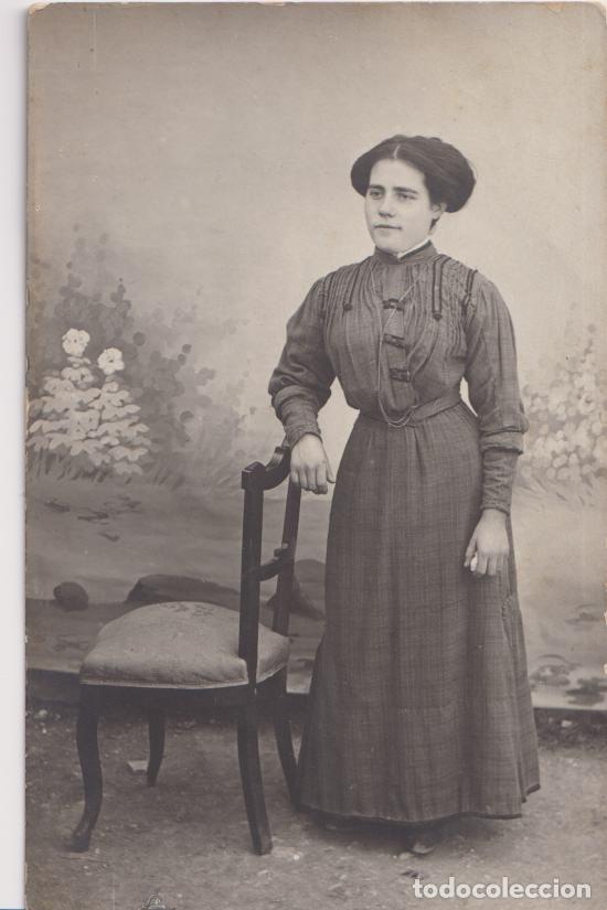 Fotograf&iacute;a antigua: ANTIGUA FOTOGRAFIA DE ESTUDIO, SE&Ntilde;ORA - TARJETA POSTAL